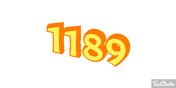 1189 Text effect