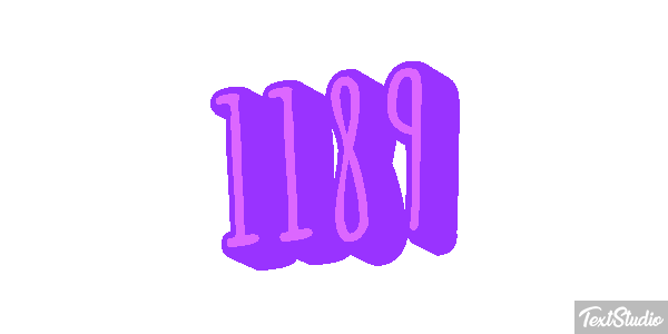 1189 Text effect