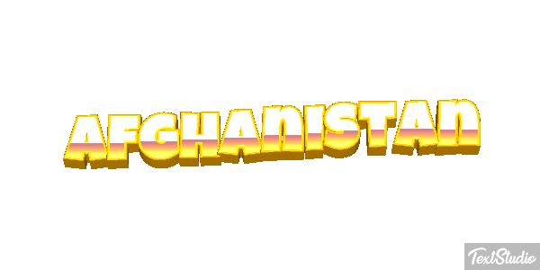 Afghanistan Text effect