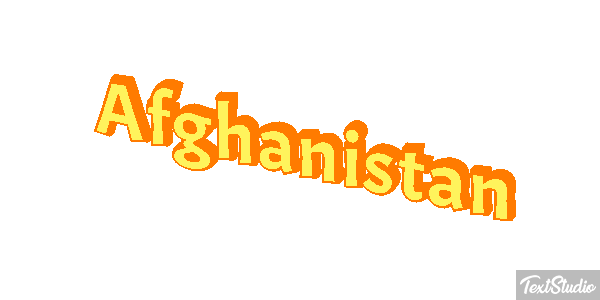 Afghanistan Text effect