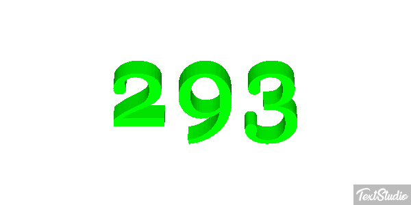 293 Metin efekti