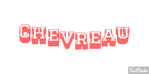 Chevreau テキスト効果