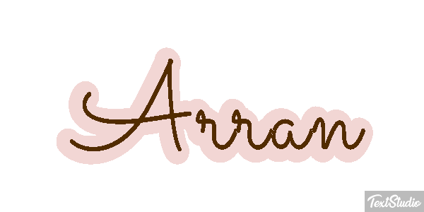 Arran Текстовый эффект