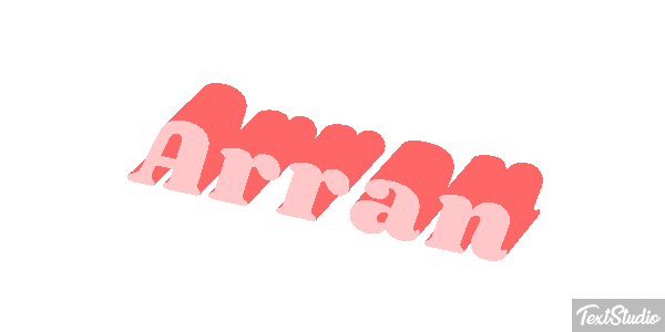 Arran Текстовый эффект