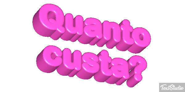 Quanto custa? テキスト効果