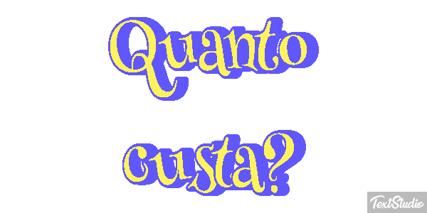 Quanto custa? テキスト効果