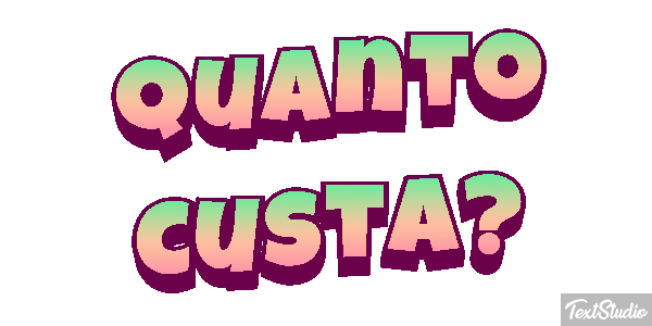 Quanto custa? テキスト効果