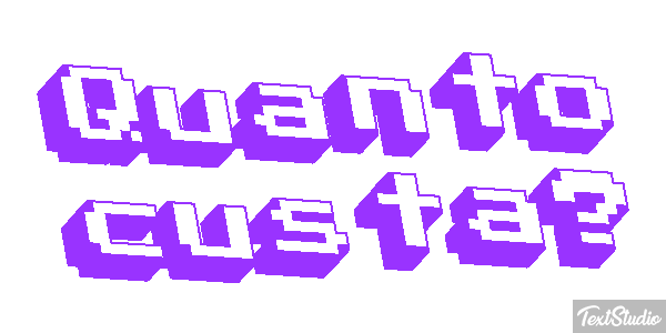 Quanto custa? テキスト効果