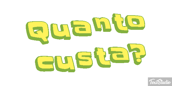Quanto custa? テキスト効果