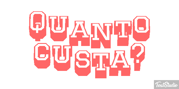 Quanto custa? テキスト効果