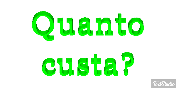 Quanto custa? テキスト効果