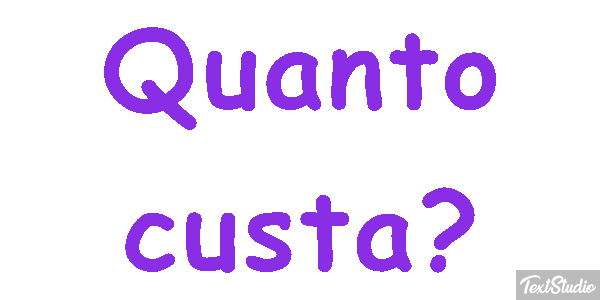 Quanto custa? テキスト効果