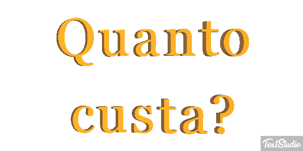 Quanto custa? テキスト効果