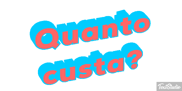 Quanto custa? テキスト効果
