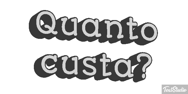 Quanto custa? テキスト効果