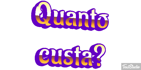 Quanto custa? テキスト効果