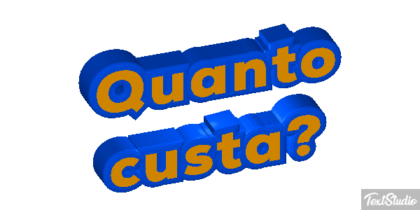 Quanto custa? テキスト効果