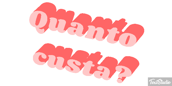 Quanto custa? テキスト効果