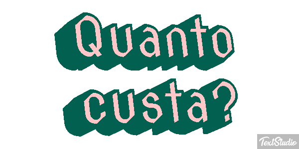 Quanto custa? テキスト効果