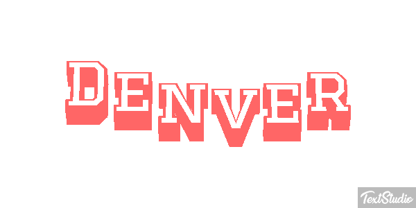 Denver Efekt tekstowy
