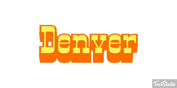 Denver Efekt tekstowy
