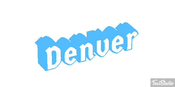 Denver Efekt tekstowy