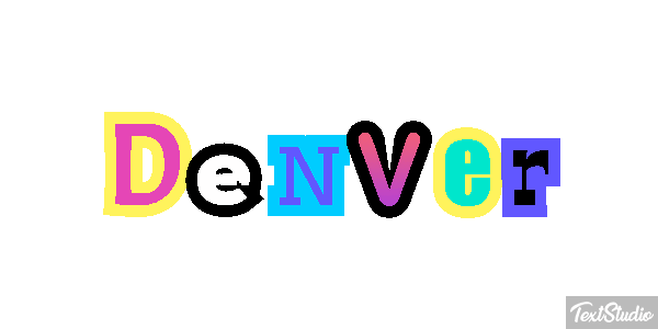 Denver Efekt tekstowy