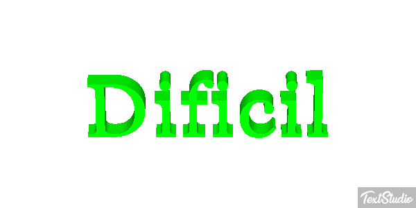 Difícil Effetto testo