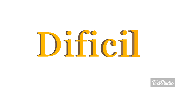 Difícil Effetto testo