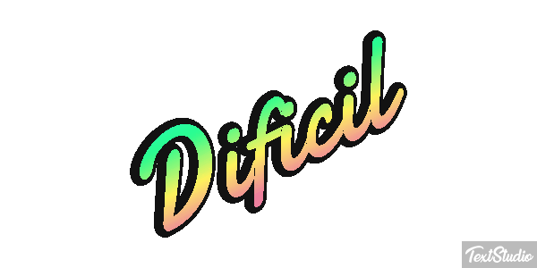 Difícil Effetto testo