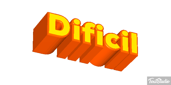 Difícil Effetto testo