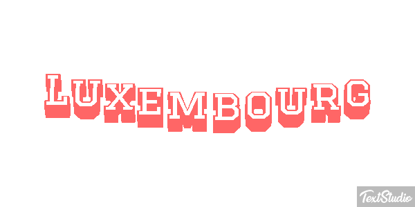 Luxembourg Text effect