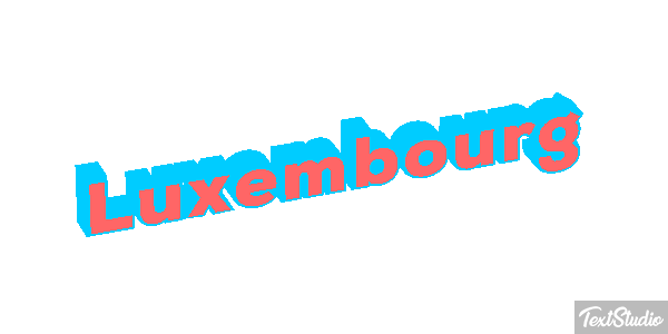 Luxembourg Text effect