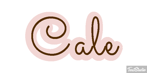 Cale Text effect
