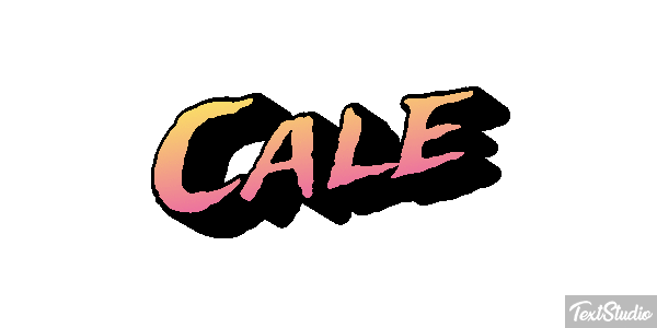 Cale Text effect