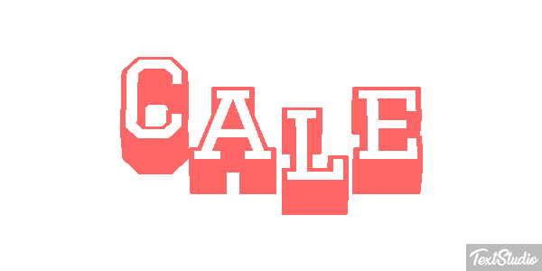 Cale Text effect