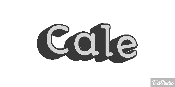 Cale Text effect