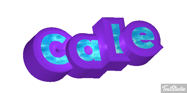 Cale Text effect