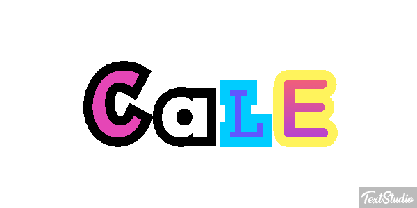 Cale Text effect