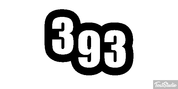 393 Text effect