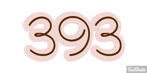 393 Text effect