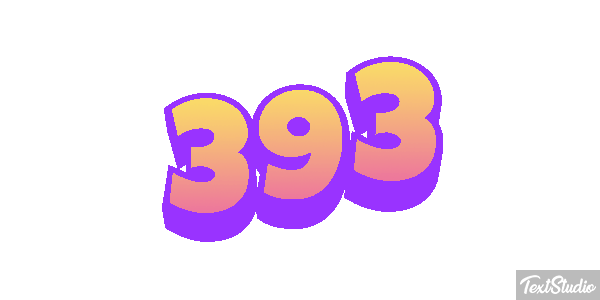 393 Text effect