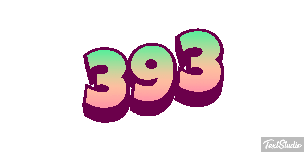 393 Text effect