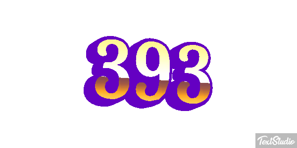 393 Text effect