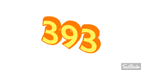 393 Text effect