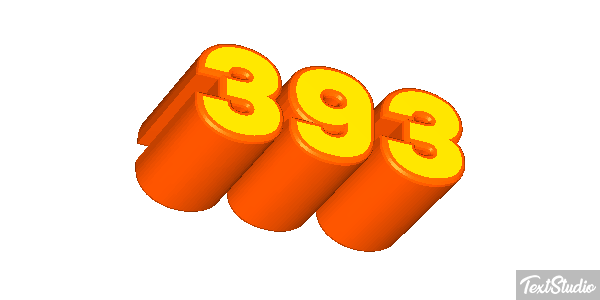 393 Text effect