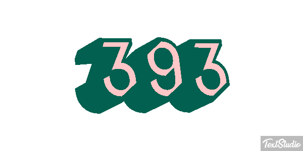 393 Text effect