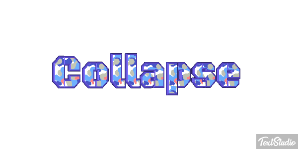 Collapse テキスト効果