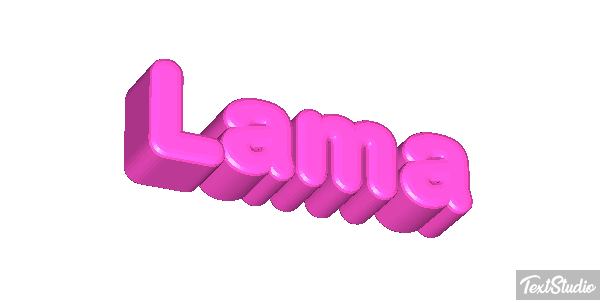 Lama Texteffekt