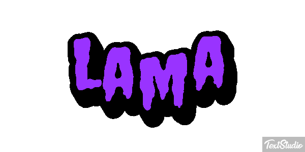 Lama Texteffekt